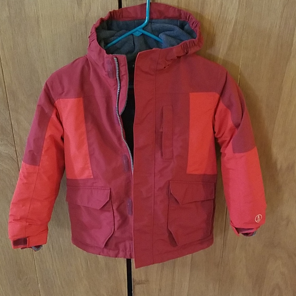 Boys red parka